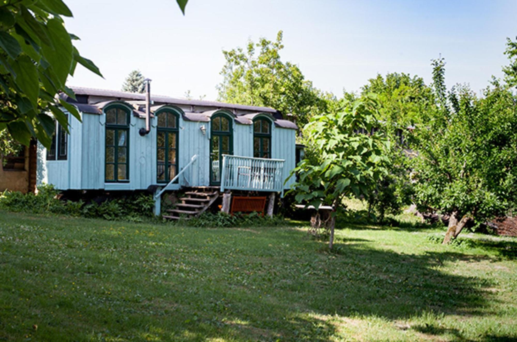 Zirkuswagen - Roulotte Kirch Mulsow Exterior foto